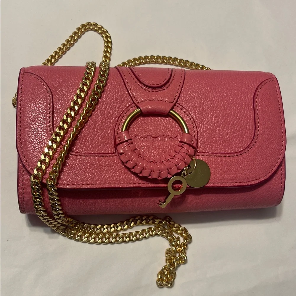 NWOT See By Chloe pink Bag Wallet